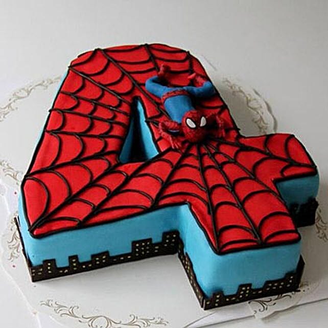 Spiderman Birthday Cake 3Kg Chocolate