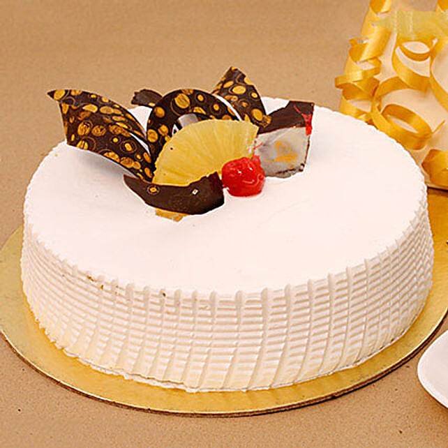 Tangy N Tasty Pineapple Cake 1KG Eggless