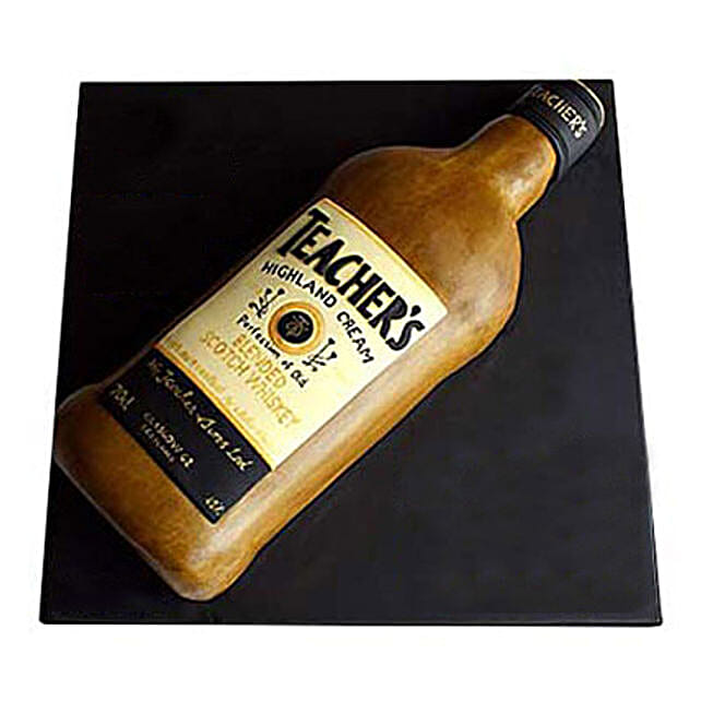 Teachers Scotch Whisky Cake 3kg Eggless