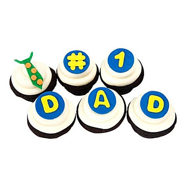 The DAD Cupcakes 24 Eggless