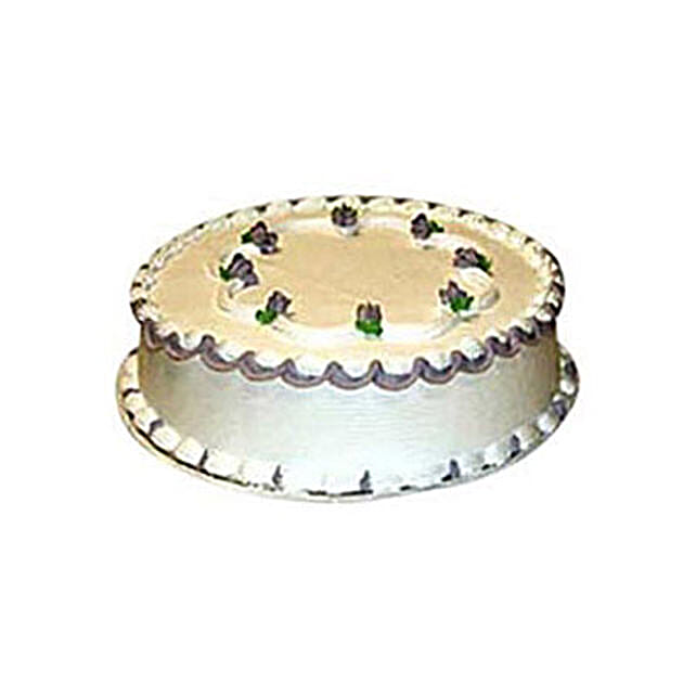 Vanilla Cake Eggless 1Kg by FNP