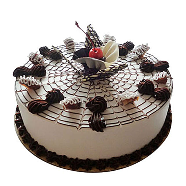 Web Of Happiness Cake 2kg Vanilla Eggless