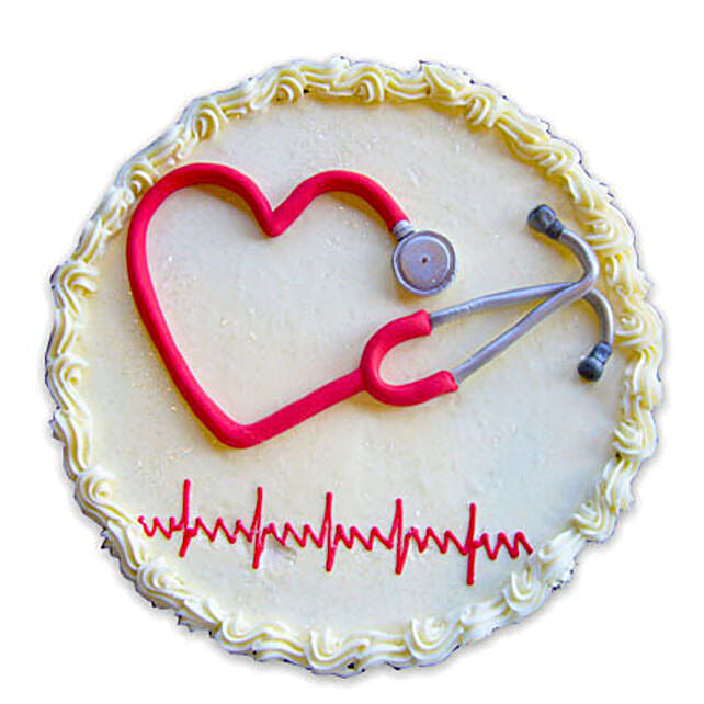 With Love To Doctor 1Kg Eggless Chocolate