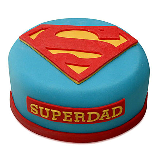 Yummy Super Dad Special Cake 1kg Vanilla Eggless
