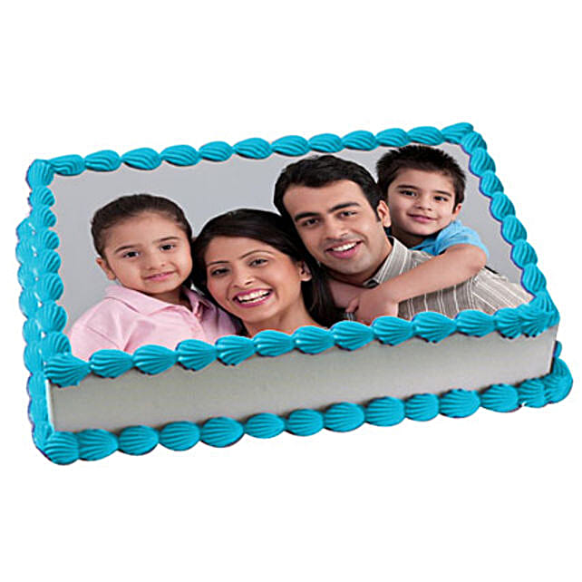 Yummy Vanilla Photo Cake 2kg