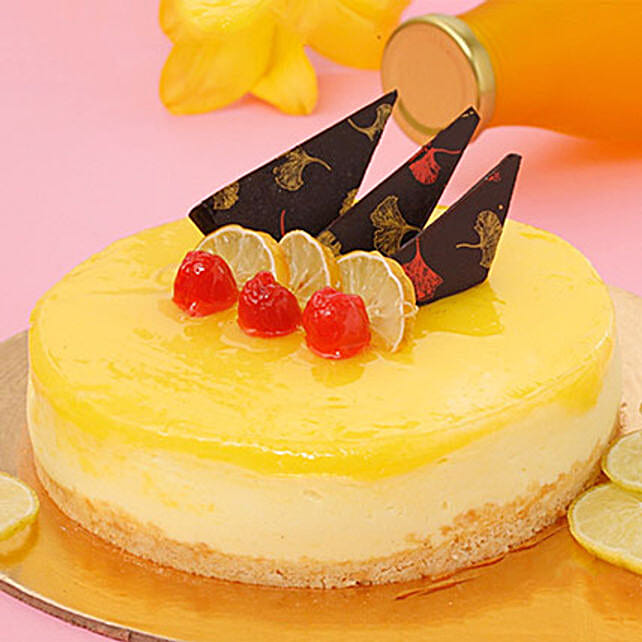 Zesty Lemon Cheesecake Half KG Eggless