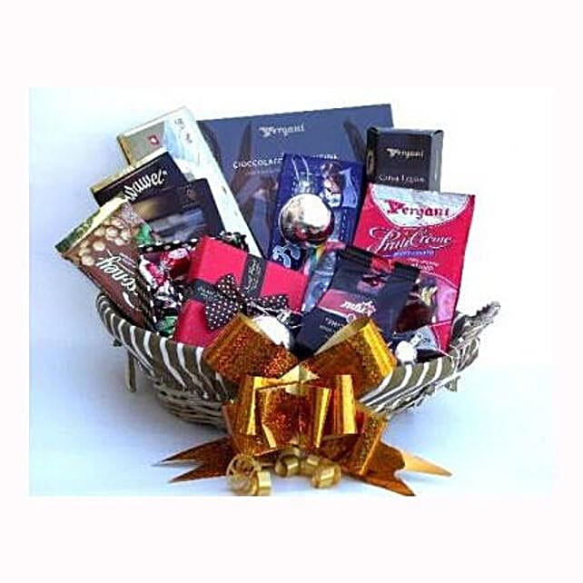 Holiday coffee and Sweets Gift Basket